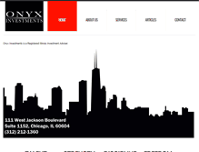 Tablet Screenshot of onyxinvestments.com